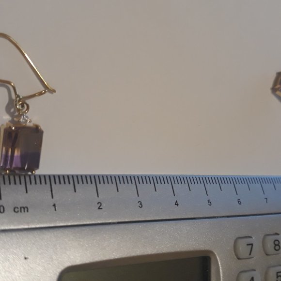 La Bolivianita (Ametrine) Earrings & Pendant Set - Picture 8 of 12